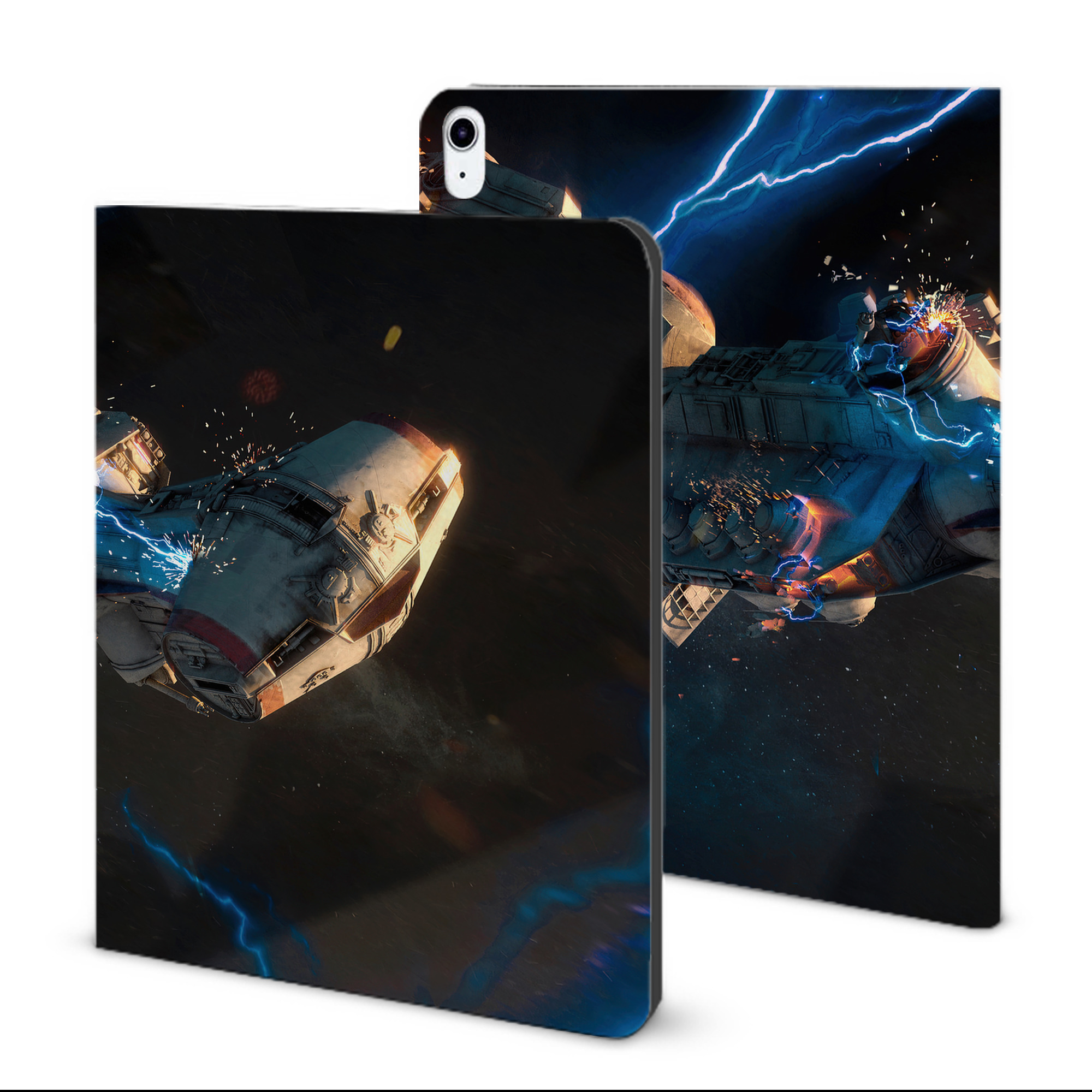 （画像用） スター・ウォーズ Star Wars IPad ケース ブック型 PUレザー TPU 耐衝撃 軽量 薄型 ペン収納なし 全面保護 IPad 各モデル対応